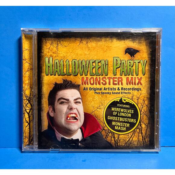 Halloween Party Monster Mix CD 2008 Ghostbusters Reaper Mash Sound Effects - Picture 1 of 6